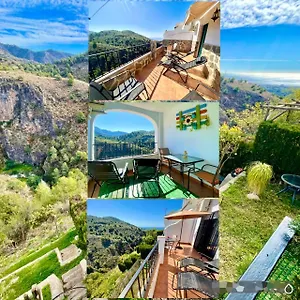 Axarquia , Frigiliana, Terraza Privada Con Vistas A La Montana Rio Y Al Mar Appartement